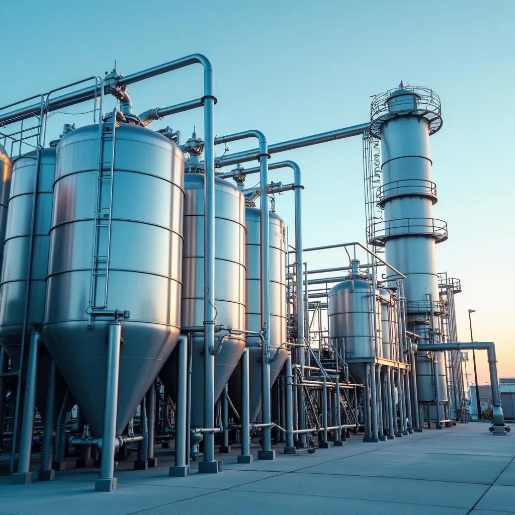 Planta de producción de biocombustibles