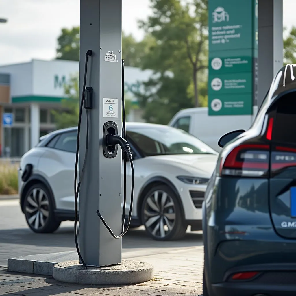 Estación de carga para vehículos eléctricos