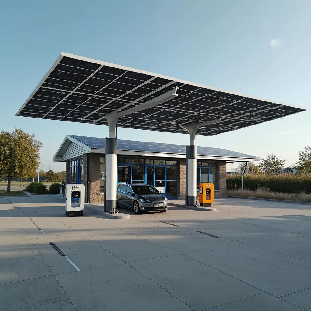 Estación con innovaciones ecológicas
